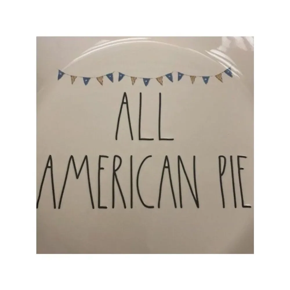 RAE DUNN Artisan Collection Patriotic Baking Dish / Plate 